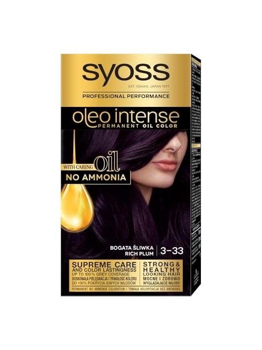 Syoss Oleo Colore Permanente In Olio 333 Rich Plum