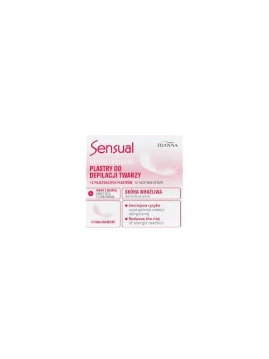 JOANNA Sensual strisce depilatorie viso ipoallergeniche 12 pz