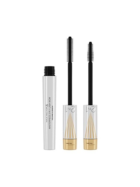 Max Factor Master unitï¿½ï¿½ 2 In 1 Lash Wow Mascara 7ml Numero 02 Black Brown