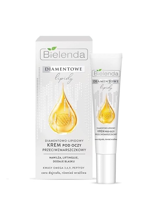 BIELENDA Diamentowe Lipidy crema contorno occhi antirughe 15ml