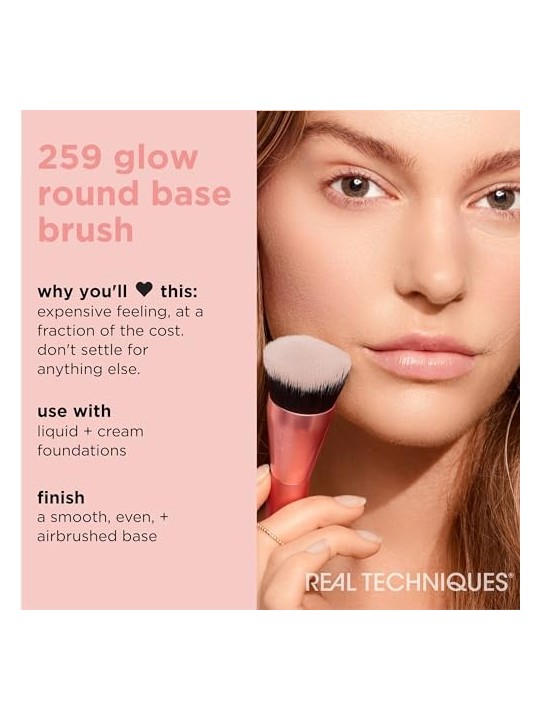 Pennello a base rotonda Face Glow Real Techniques