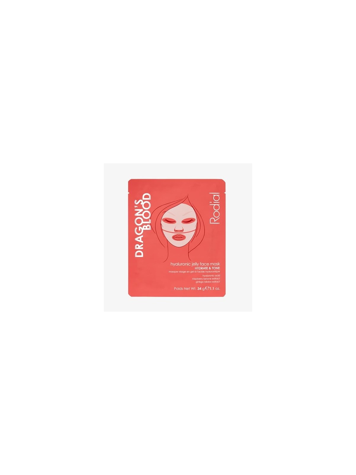 Rodial Dragon's Blood Hyaluronic Mask 34g acquista