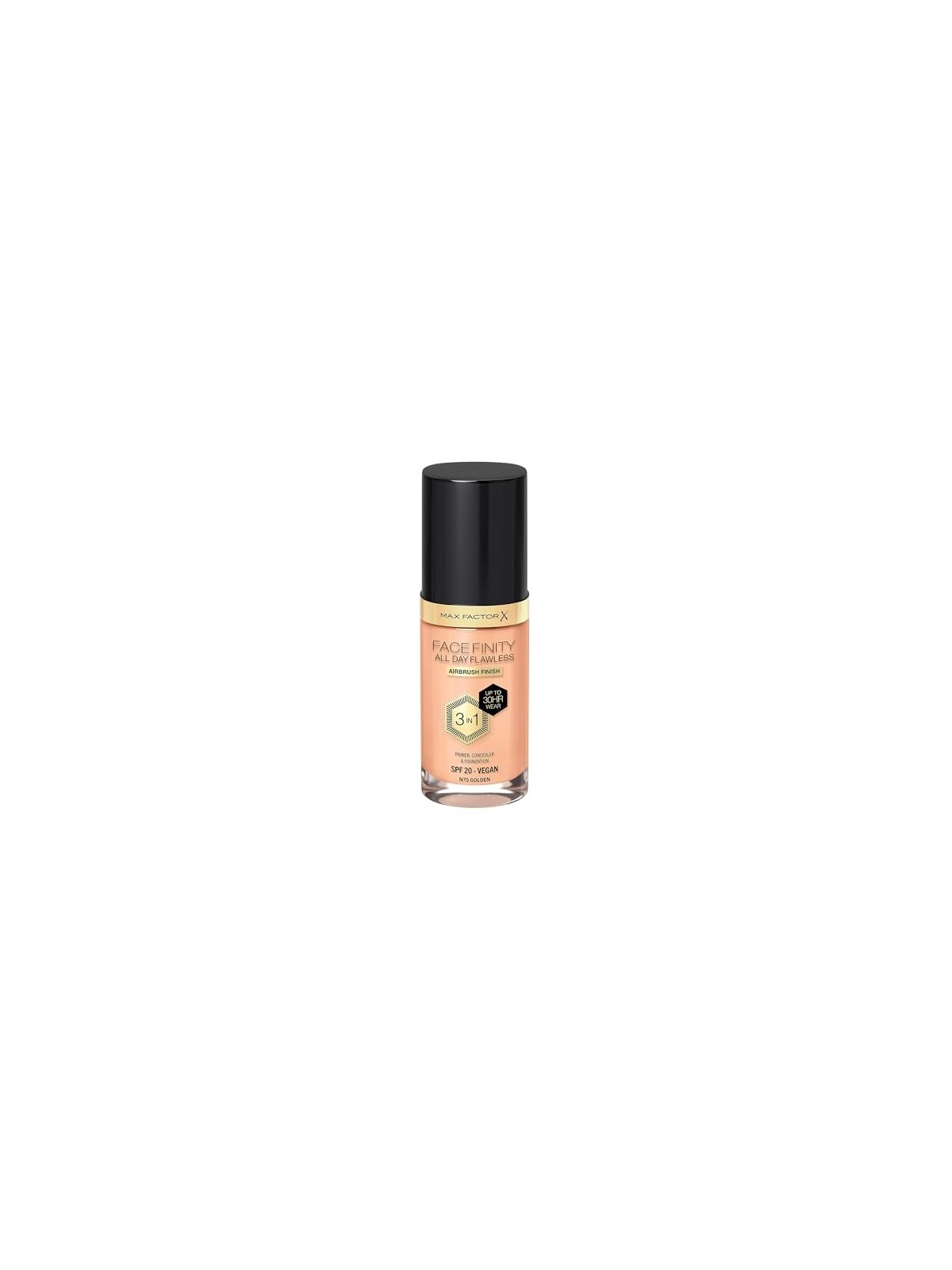 Max Factor All Day Flawless Facefinity 3 in 1 Makeup 30ml 75 Golden
