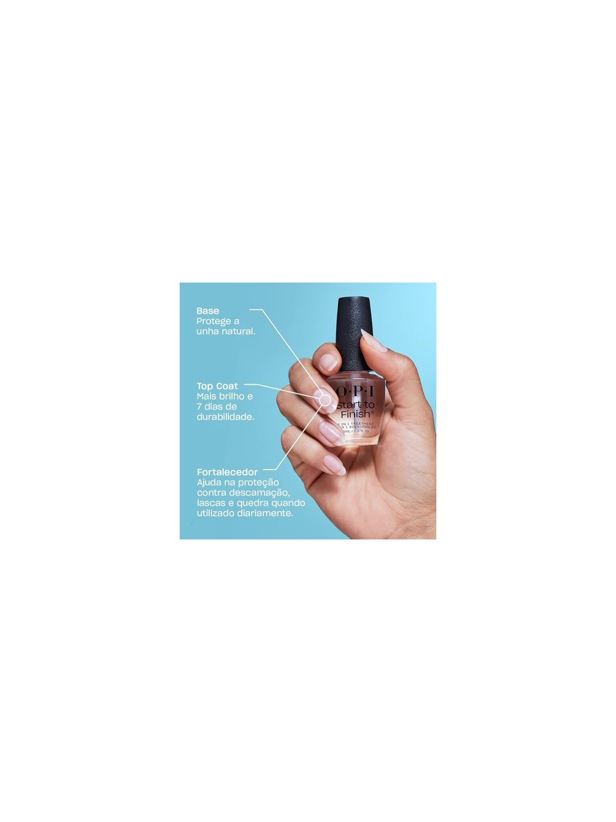 Opi START TO FINISH Trattamento 3 in 1 15ml donna