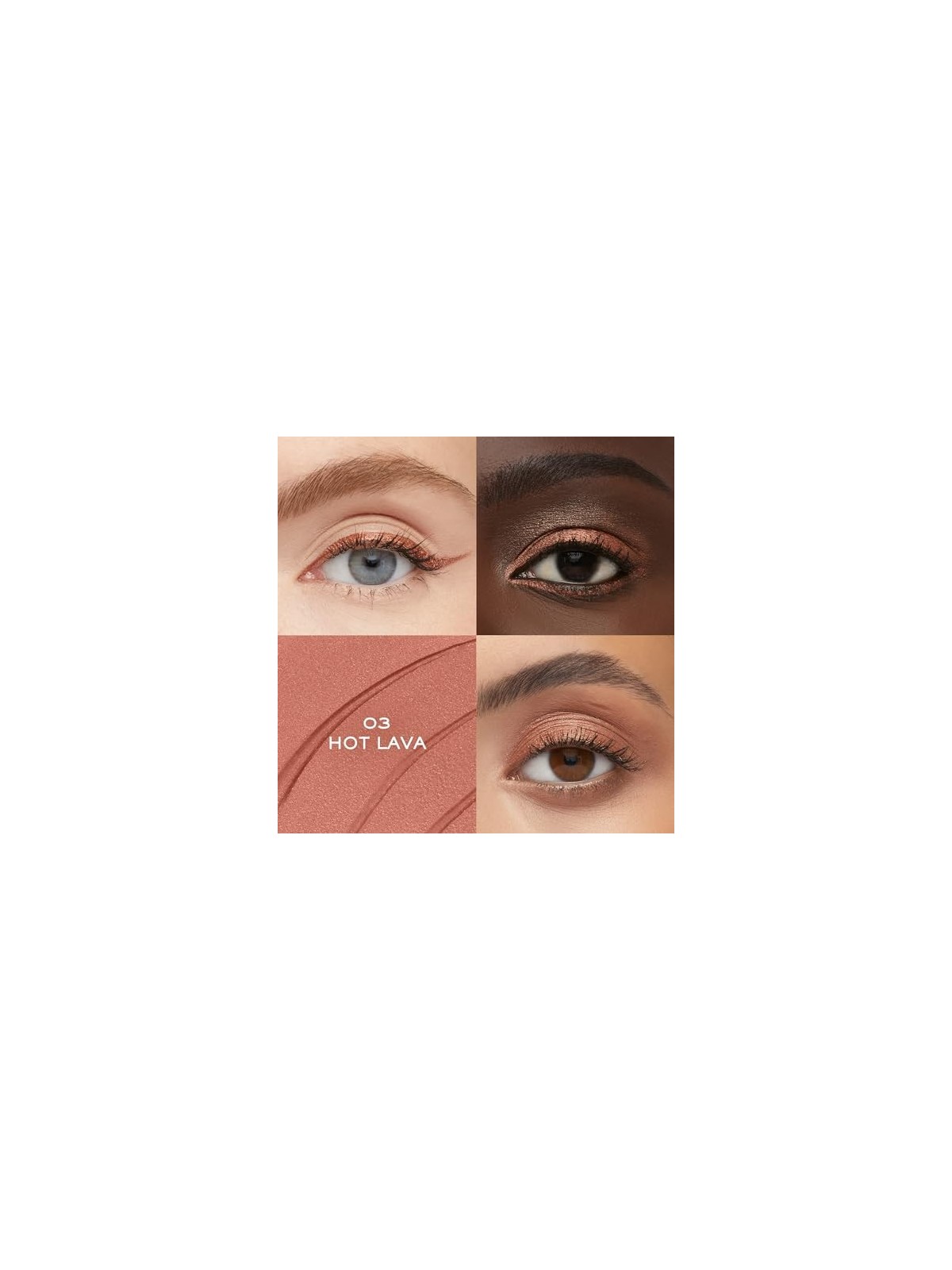 Lancome Idle Tint Liquid EyeBlusher Ombretti e linee liquide 2 in 1 7 ml donna 03 Hot Lava