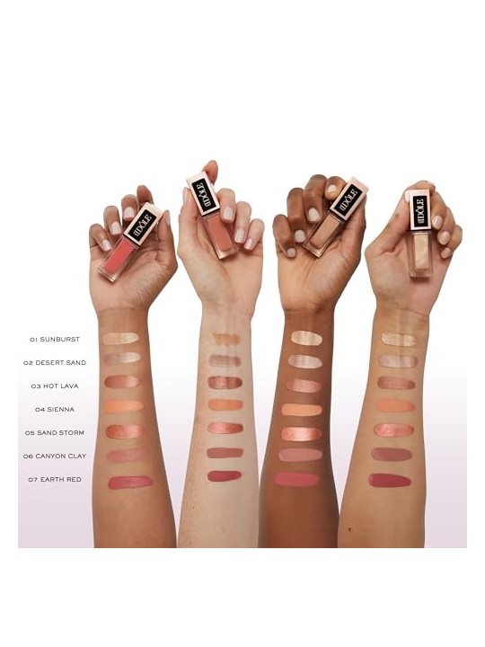 Lancome Idle Tint Liquid EyeBlusher Ombretti e linee liquide 2 in 1 7 ml donna 03 Hot Lava