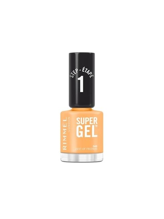 Rimmel Super Gel STEP1 Smalto semipermanente 12 ml donna 046 Zest Of Friends
