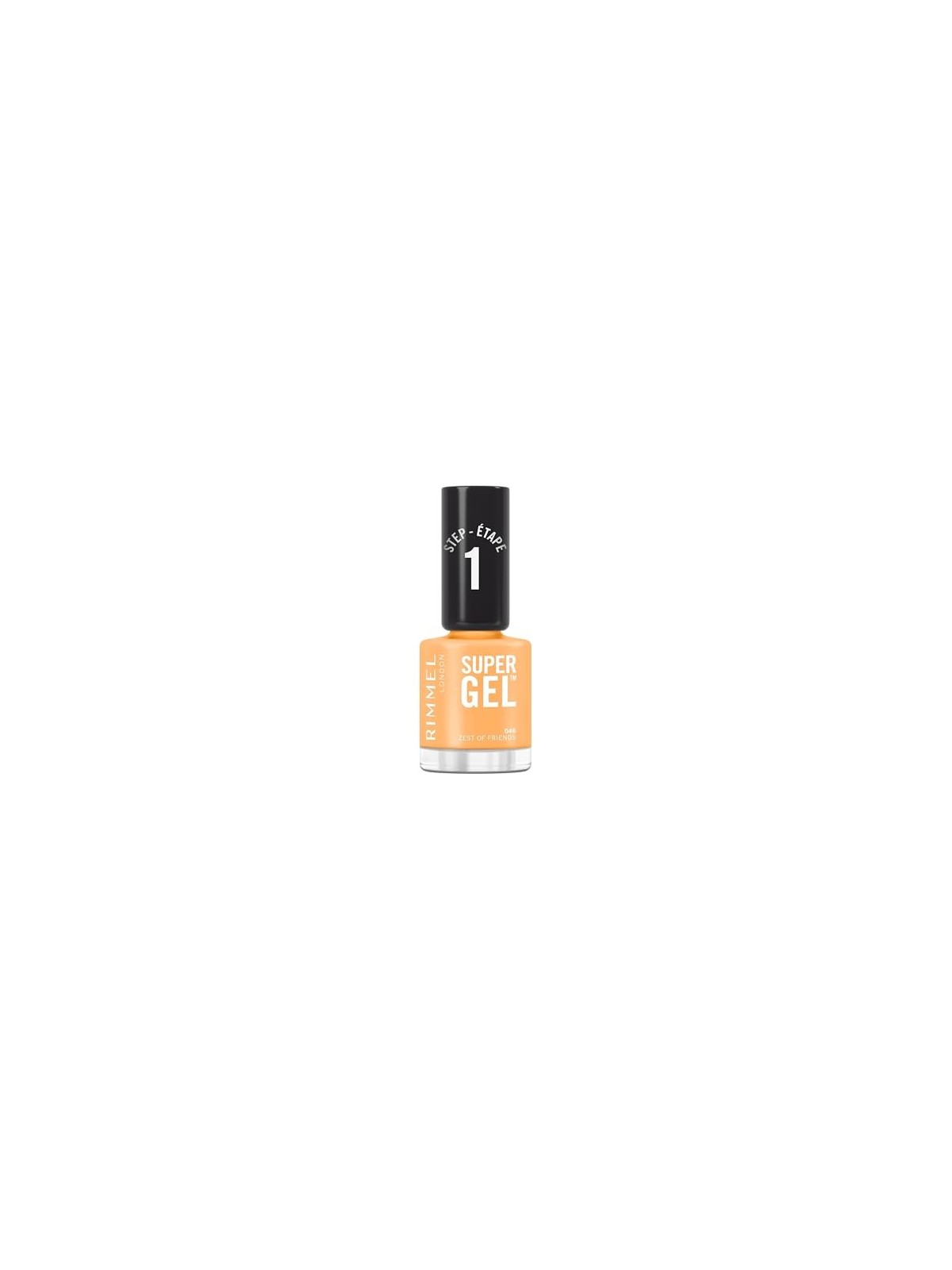 Rimmel Super Gel STEP1 Smalto semipermanente 12 ml donna 046 Zest Of Friends