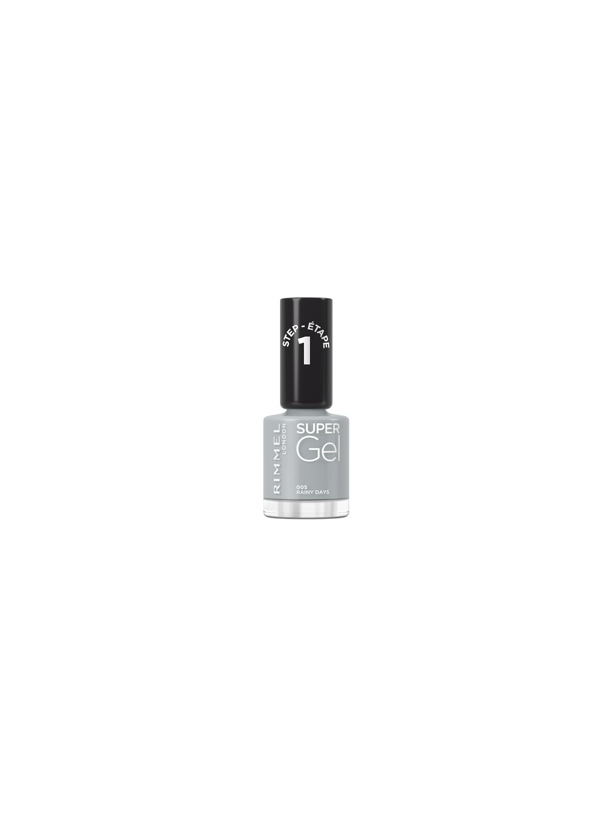 Rimmel Super Gel STEP1 Smalto semipermanente 12 ml donna 005 Rainy Days