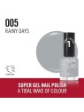 Rimmel Super Gel STEP1 Smalto semipermanente 12 ml donna 005 Rainy Days