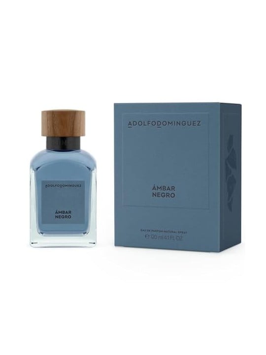 Adolfo dominguez ambar negro negro eau de parfum 120ml vaporizzatore uomo