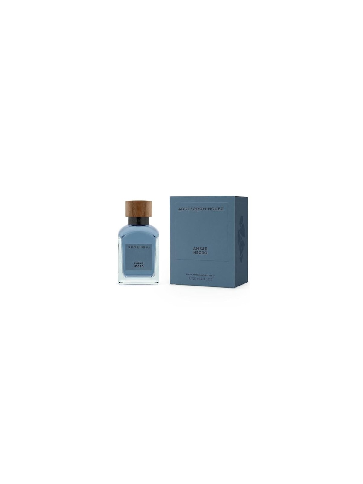 Adolfo dominguez ambar negro negro eau de parfum 120ml vaporizzatore uomo