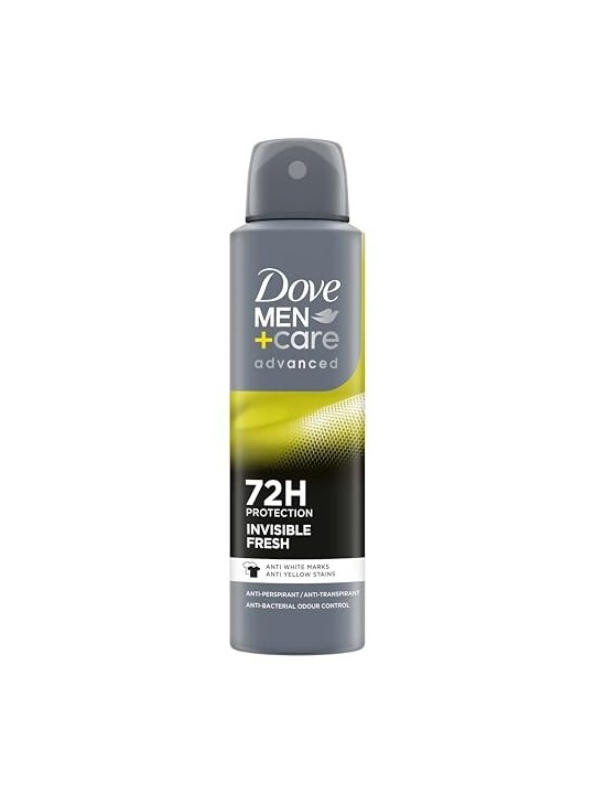 Dove Men Care Antitraspirante Advanced Invisible Fresh 72H uomo 150ml