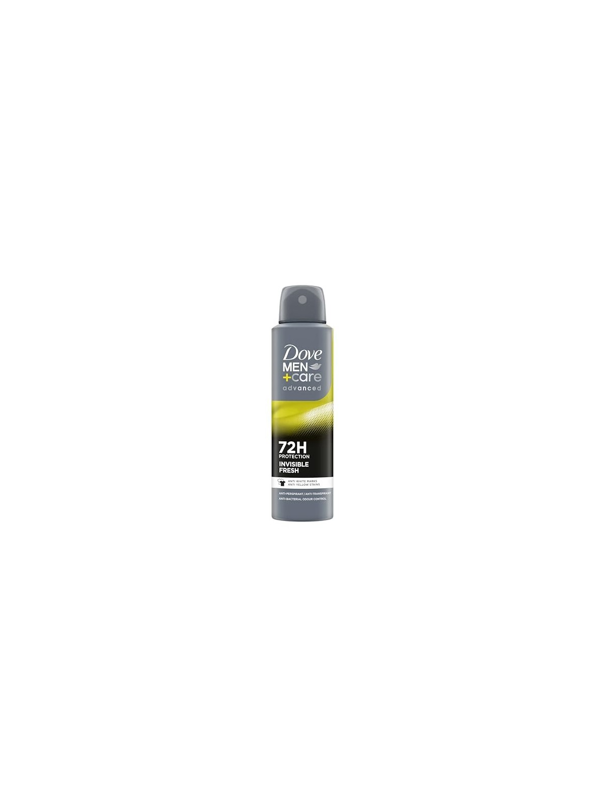 Dove Men Care Antitraspirante Advanced Invisible Fresh 72H uomo 150ml