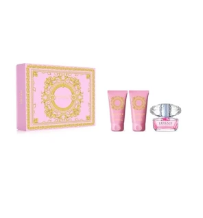 Versace Bright Crystal Giftset 150ml eau de toilette Spray 50ml-Body Lotion 50ml-Shower Gel 50ml