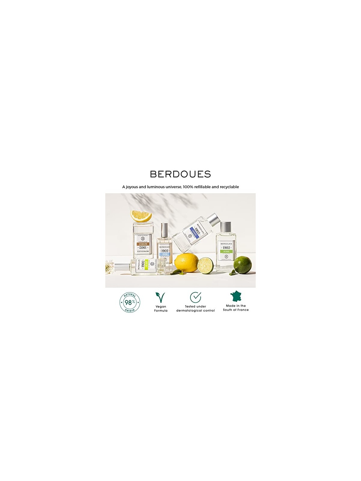 Berdoues 1902 Thï¿½ï¿½ Vert Eau de Cologne 125 ml unisex