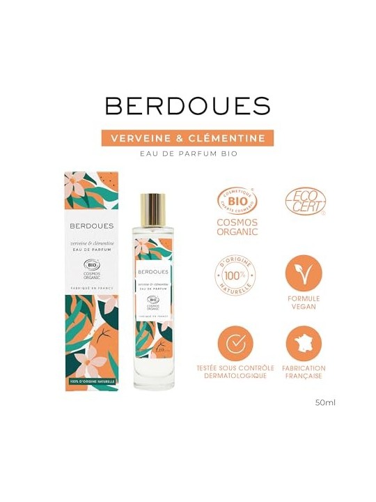 Berdoues Verbena  Clementine Eau De Parfum 50ml unisex