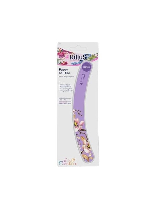 Floralove Lima per unghie in carta Banana Lima in carta viola 180/240