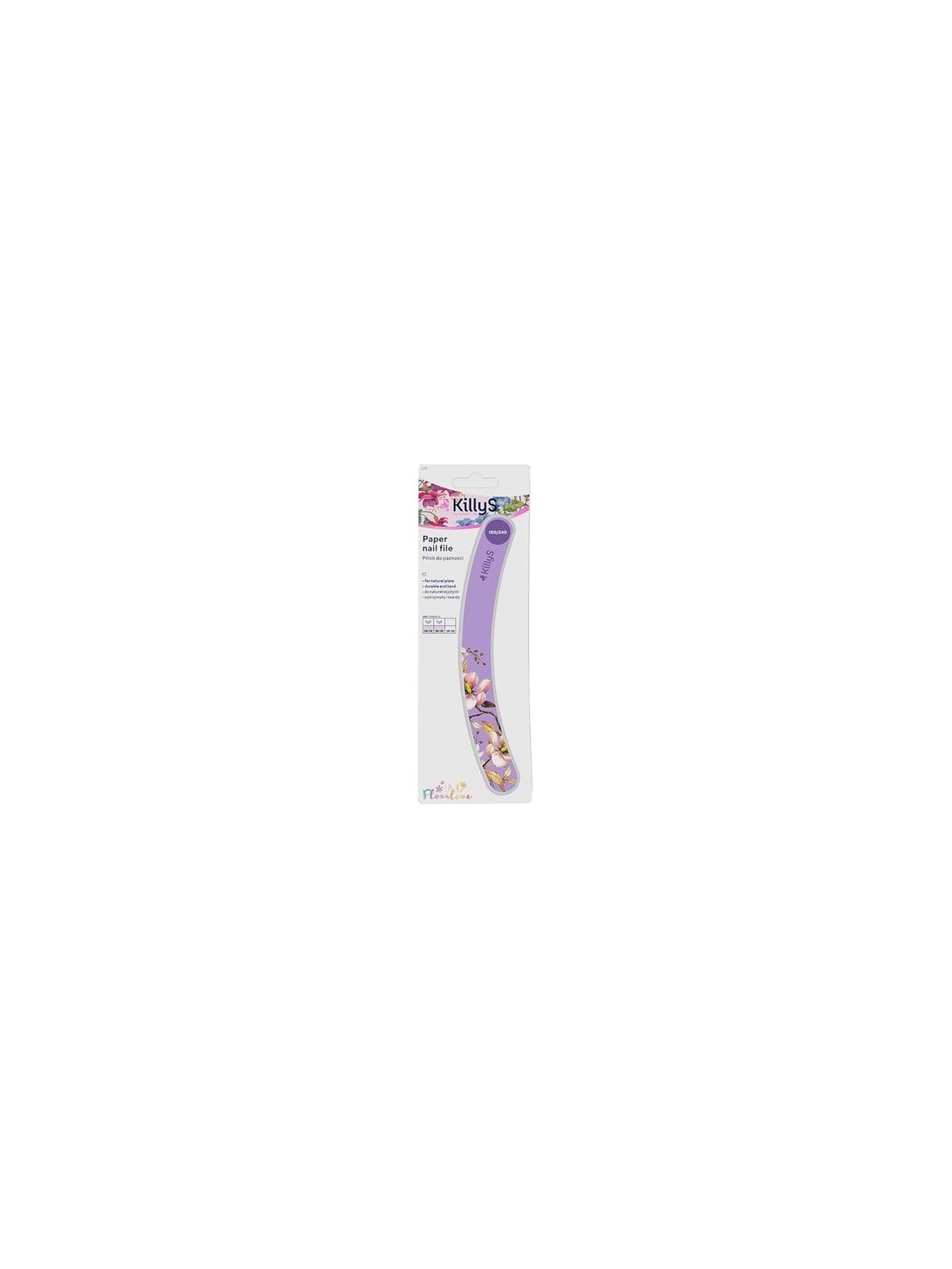 Floralove Lima per unghie in carta Banana Lima in carta viola 180/240
