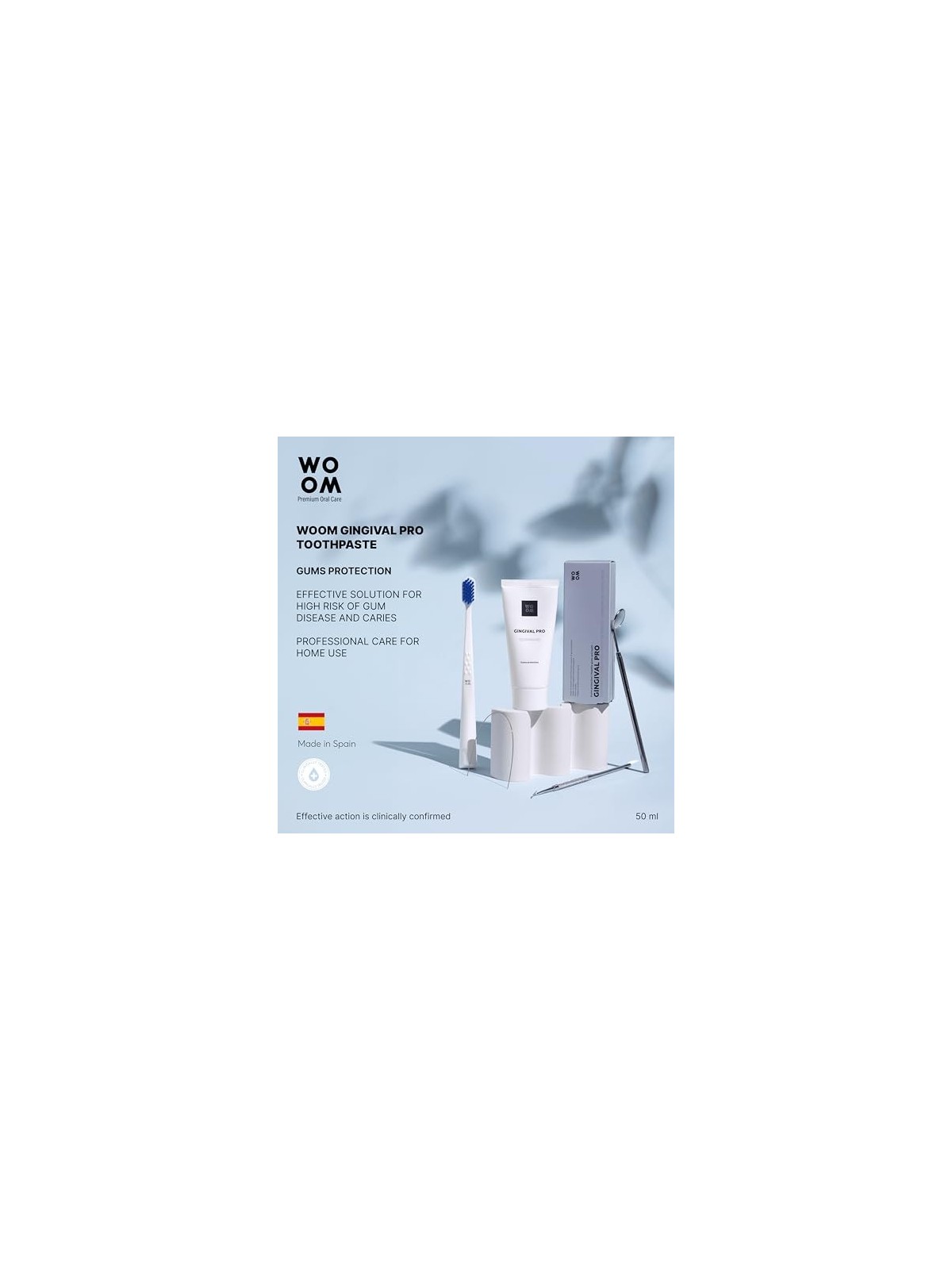 WOOM Gingival Pro Toothpaste dentifricio protettivo per gengive 50ml
