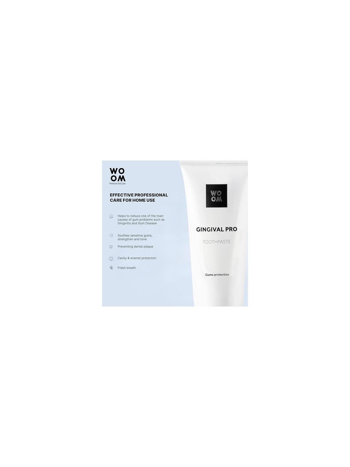 WOOM Gingival Pro Toothpaste dentifricio protettivo per gengive 50ml