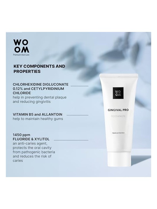 WOOM Gingival Pro Toothpaste dentifricio protettivo per gengive 50ml
