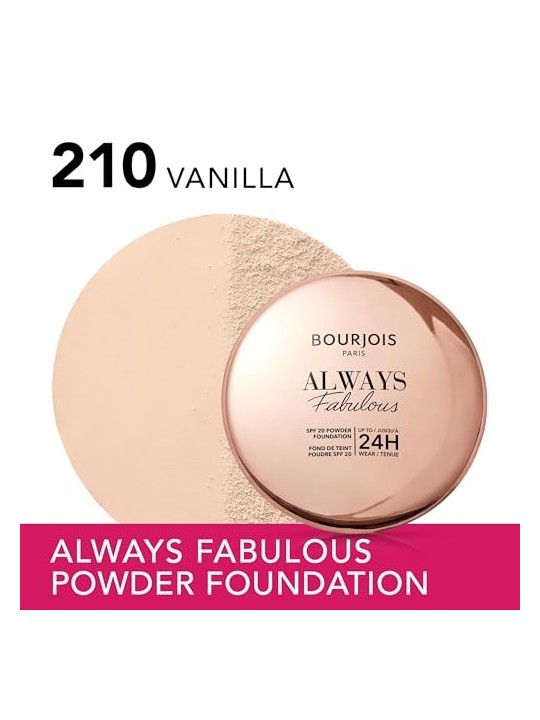 Bourjois Always Fabulous Powder 7g Numero 210 Vanille