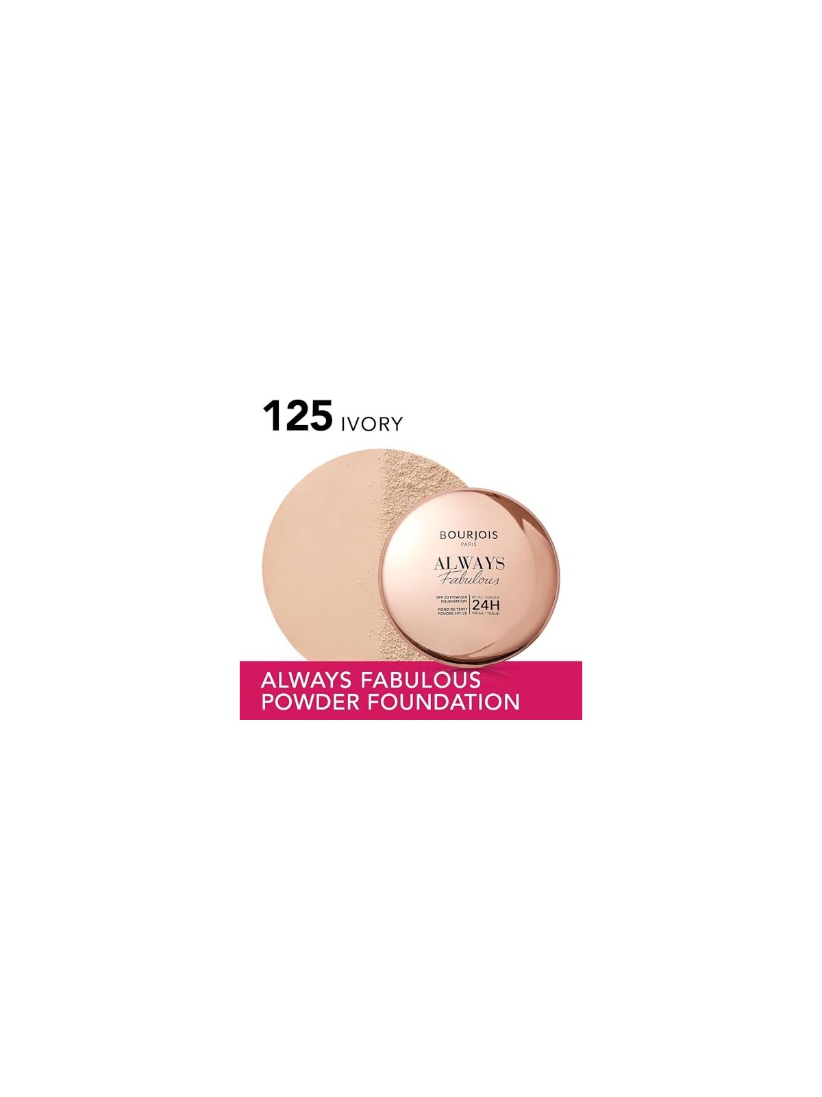 Fondotinta Bourjois Always Fabulous 7g Numero 125 Ivoire
