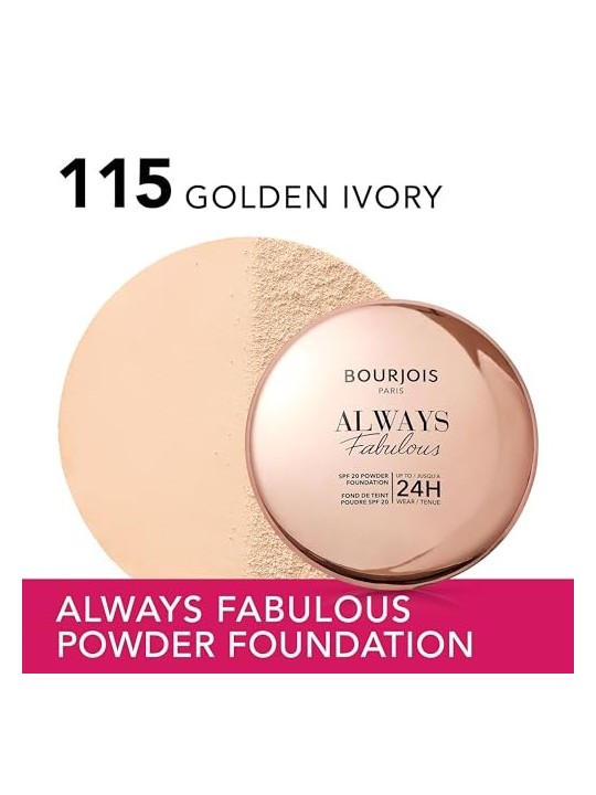Fondotinta Bourjois Always Fabulous 7g Numero 115 Ivoire Dore