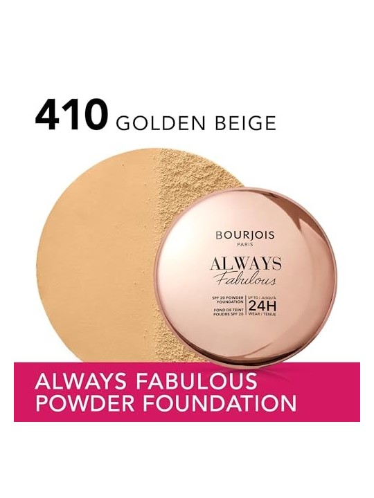 Bourjois Always Fabulous Powder 7g Numero 410 Beige Dore