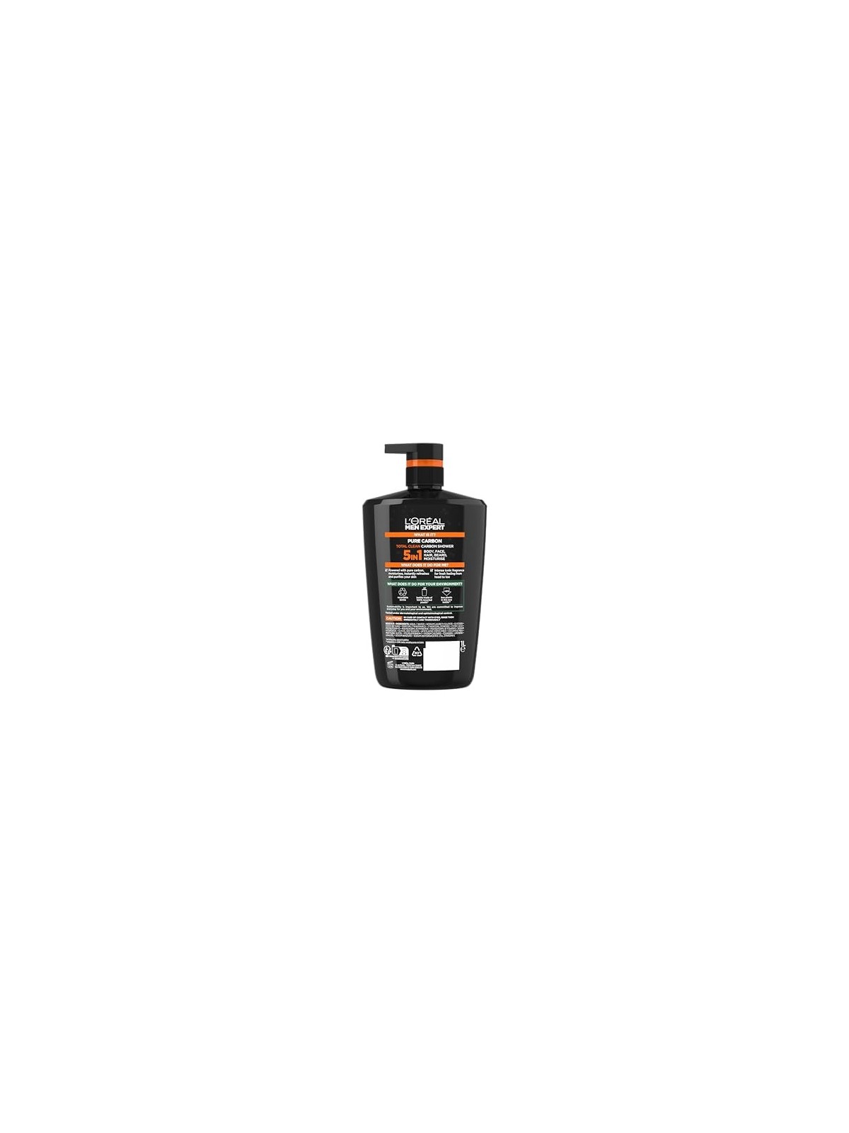L'Orï¿½ï¿½al Doccia Men Expert Pure Carbon Totan Clean Carbon uomo 1000ml
