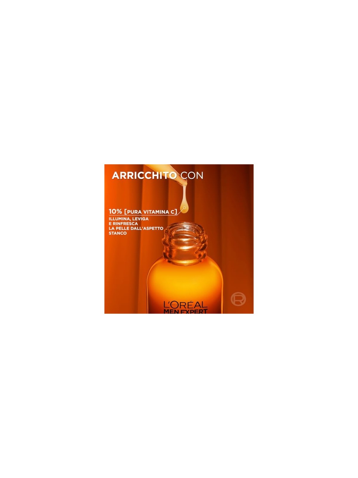 LOrï¿½ï¿½al Men Expert Hydra Energetic Vitamin C Shot Serum Siero contro i segni di affaticamento della pelle uomo 30ml