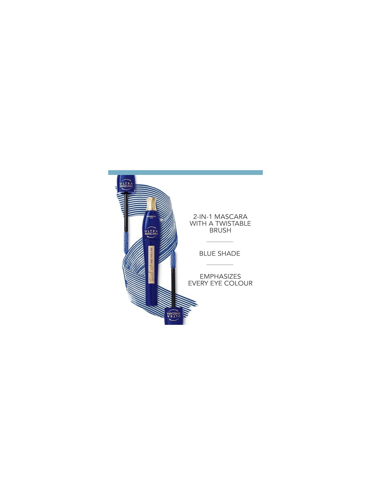 Mascara volumizzante Bourjois Twist Up the Volume 8 ml 03 Ultra Blue