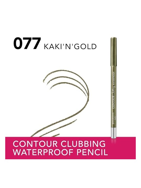 Eyeliner waterproof Bourjois Contour Clubbing 1,2g 77 Kaki'N'Gold