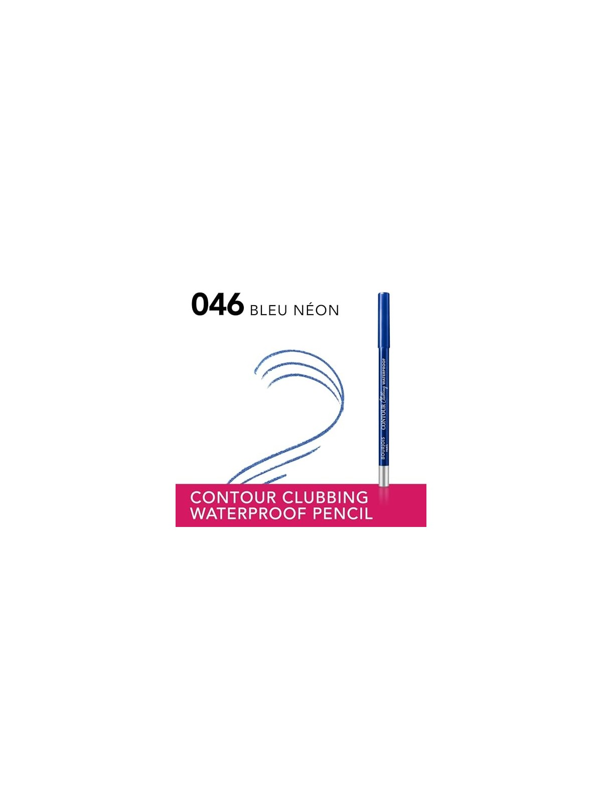 Bourjois Contour Clubbing Waterproof Eye Pencil 1,2g Numero 46 Bleu Neon