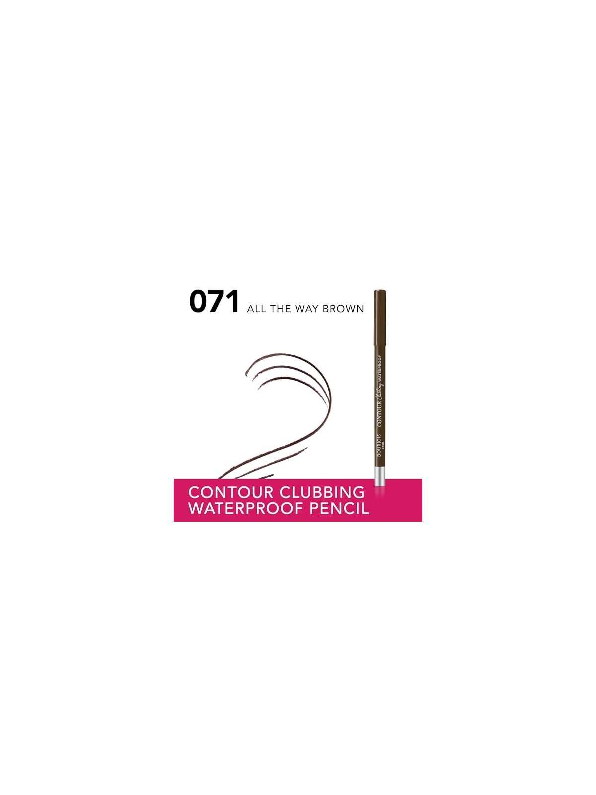 Eyeliner waterproof Bourjois Contour Clubbing 1,2g 71 All The Way Brown