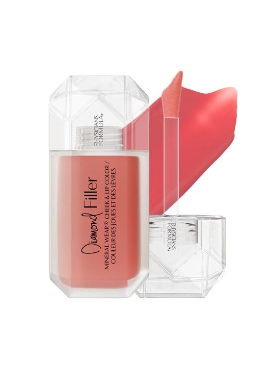 Fard e rossetto Physicians Formula Mineral Wear Diamond Filler Blush Brilliant Peach