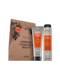 Colore Copper vibrante con Lakmé Teknia 300ml + 250ml