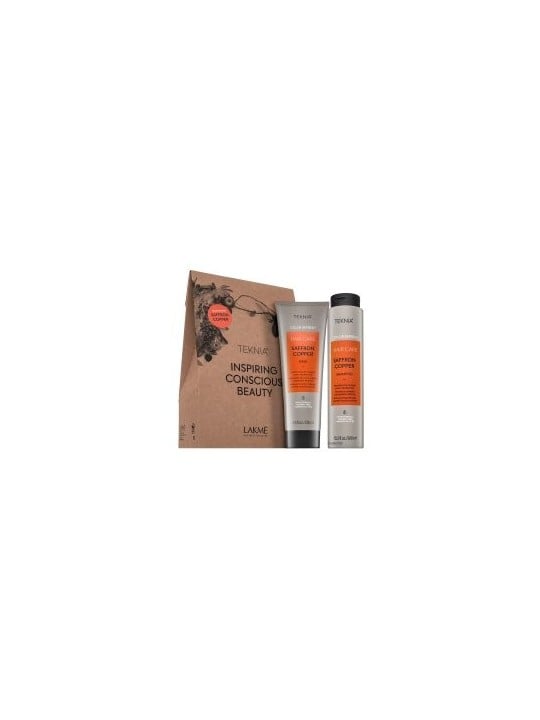 Colore Copper vibrante con Lakmé Teknia 300ml + 250ml