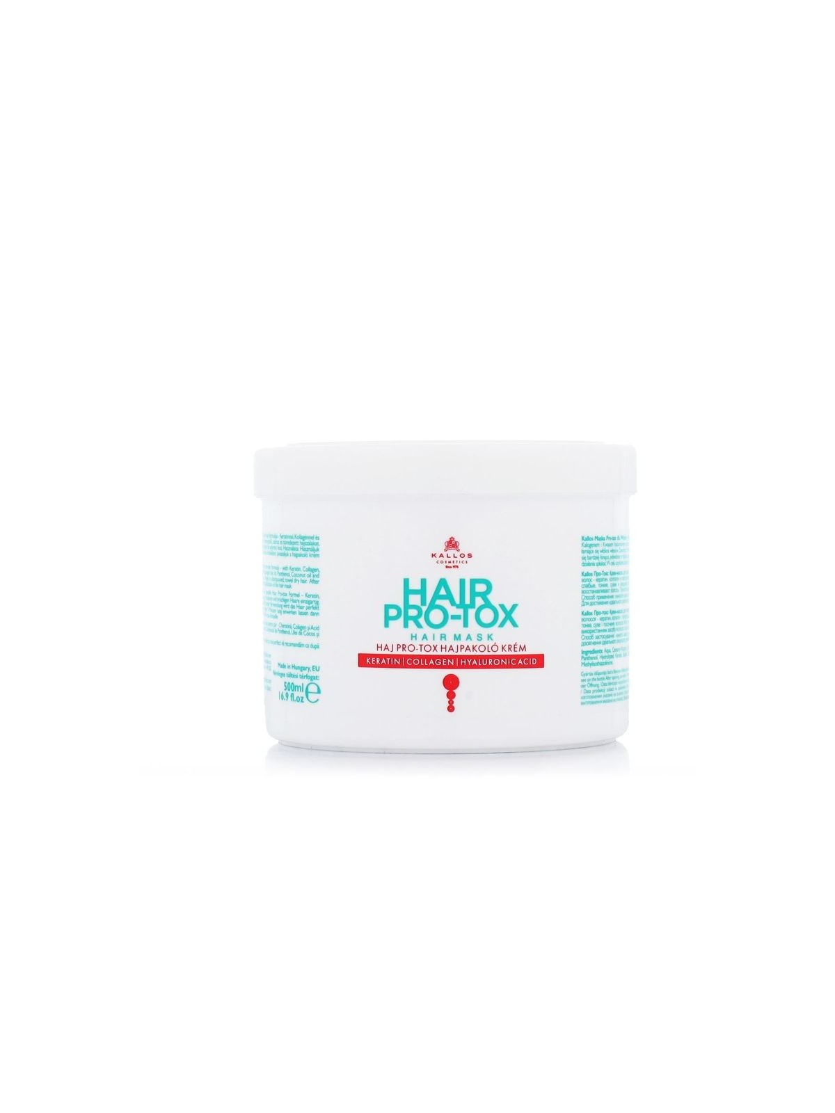 Maschera per capelli Kallos Hair Pro-Tox 500ml