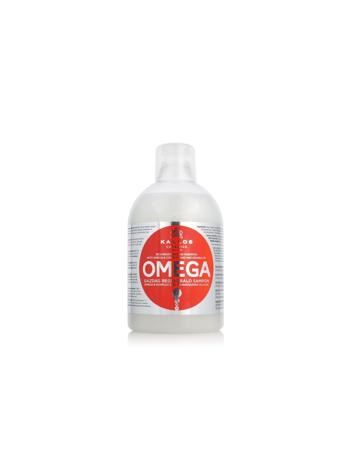 Shampoo rigenerante Omega per capelli donna 1000ml