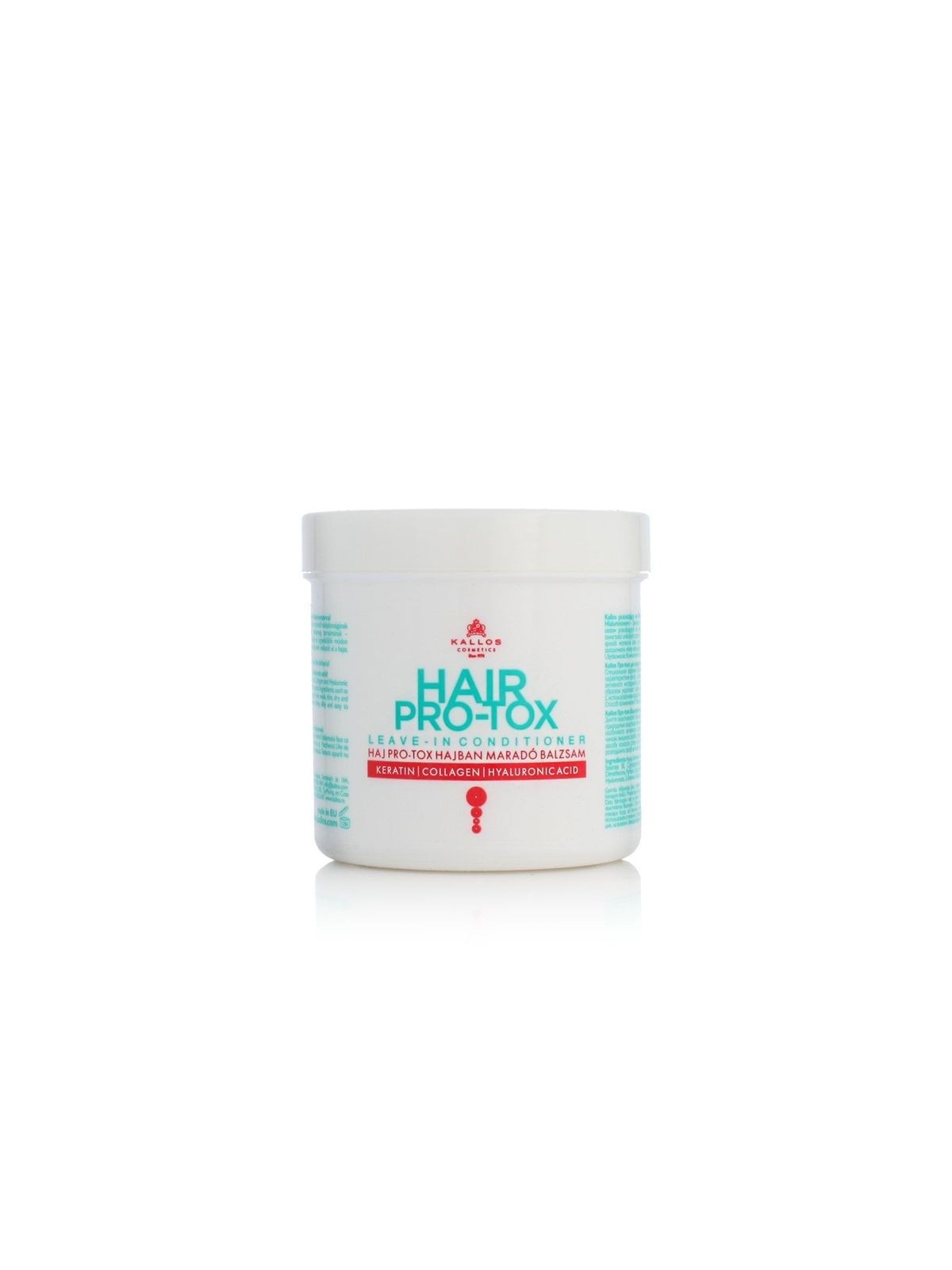 Kallos KJMN Hair ProTox balsamo senza risciacquo capelli secchi e spezzati donna 250ml