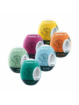 Satisfyer Assortimento di Uova Masturbatrici 6 in 1 - Unisex Uomo