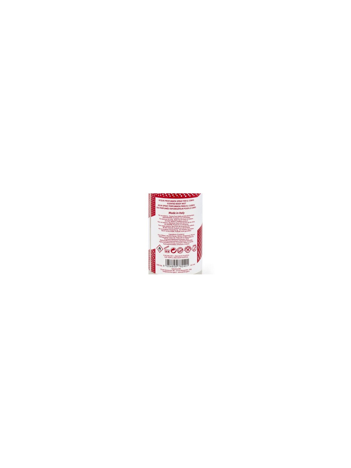 Aquolina Spray corpo velluto rosso donna 236ml