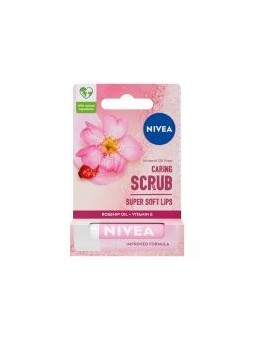 NIVEA Caring Scrub Scrub labbra Wild Rose 48 g