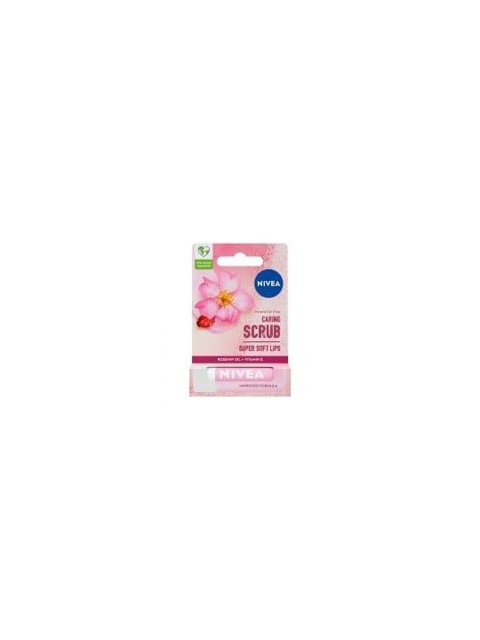 NIVEA Caring Scrub Scrub labbra Wild Rose 48 g