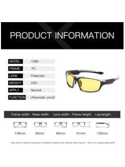 Occhiali da Sole Unisex United Colors of Benetton Wayfarer Neri Lente Gialla