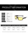 Occhiali da Sole Unisex United Colors of Benetton Wayfarer Neri Lente Gialla