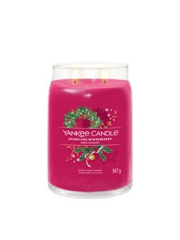 Yankee Candle Candela Profumata Signature Scintillante Winterberry unisex 567g