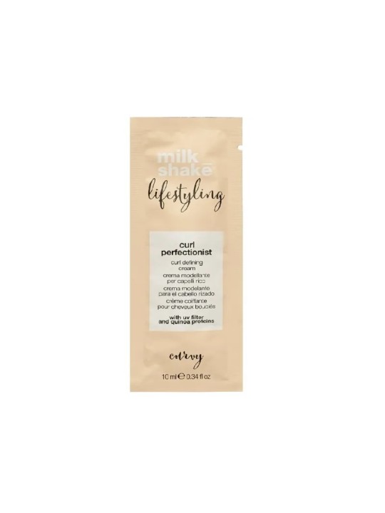 Milk Shake Lifestyling Curl Perfectionist Crema per Capelli con Estratti di Frutta Biologica 10ml donna Milk Shake www.essenzeto